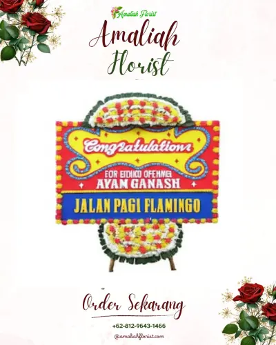 Bunga Papan Congratulation di Nyangkowek